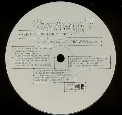 System 7 : Point 3 - Fire Album (2xLP, Album)