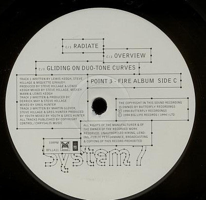 System 7 : Point 3 - Fire Album (2xLP, Album)