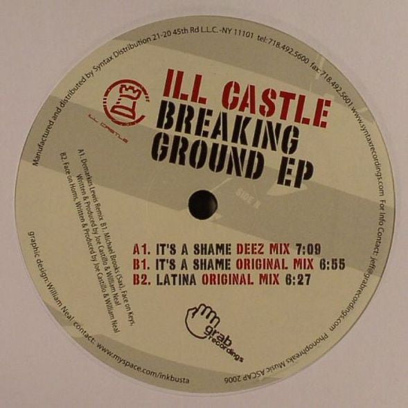 Ill Castle : Breaking Ground EP (12", EP)