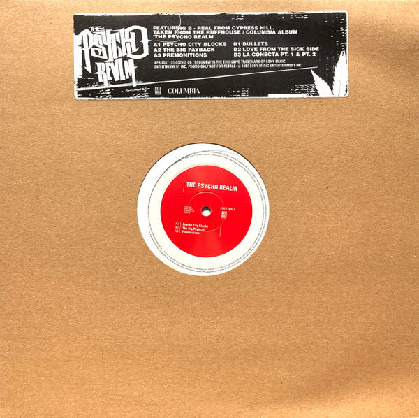 Psycho Realm : The Psycho Realm - Sampler (12", M/Print, Promo, Smplr)