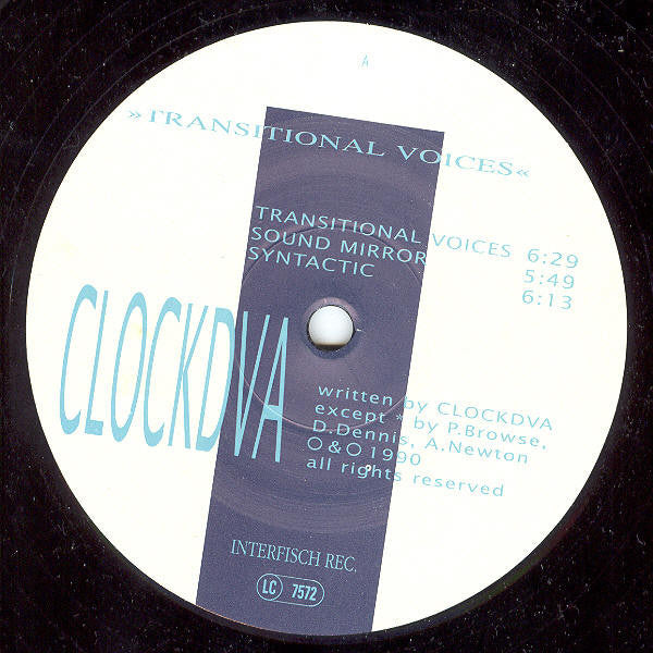 ClockDVA* : Transitional Voices (LP, Album)