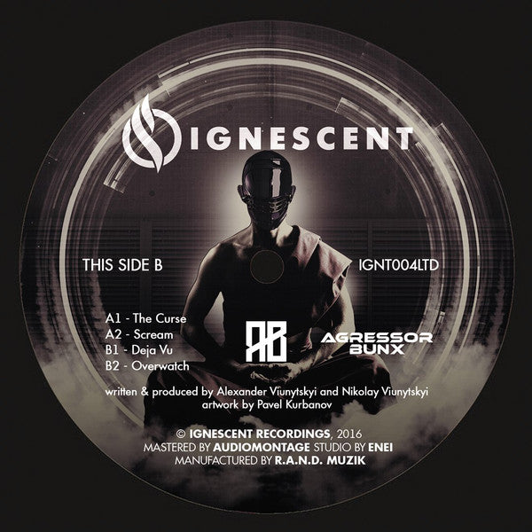 Agressor Bunx : The Curse EP (12")