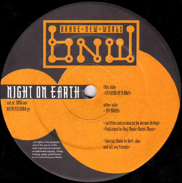Night On Earth : My Brain (12")