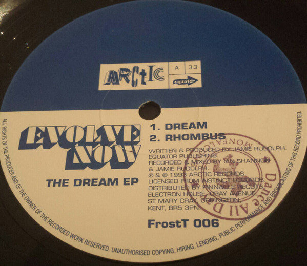 Evolve Now : The Dream EP (12", EP)