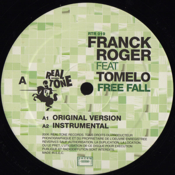 Franck Roger Feat Tomelo / Jolene Martin : Free Fall / Salsa Moves You (Franck Roger Remix) (12")