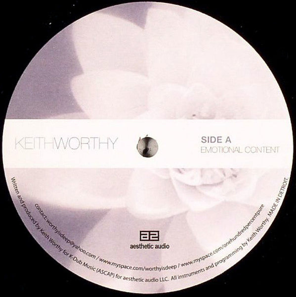 Keith Worthy : Emotional Content (12")