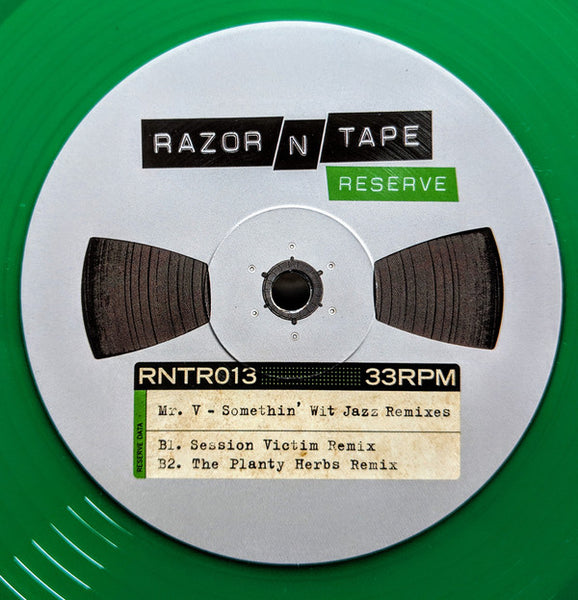 Mr. V (4) : Somethin' Wit Jazz Remixes (12", Gre)