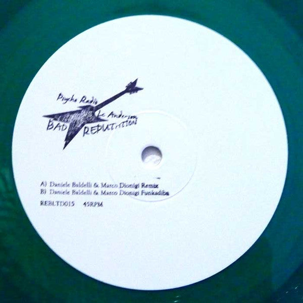 Psycho Radio Vs LC Anderson* : Bad Reputation (10", Ltd, W/Lbl, Gre)