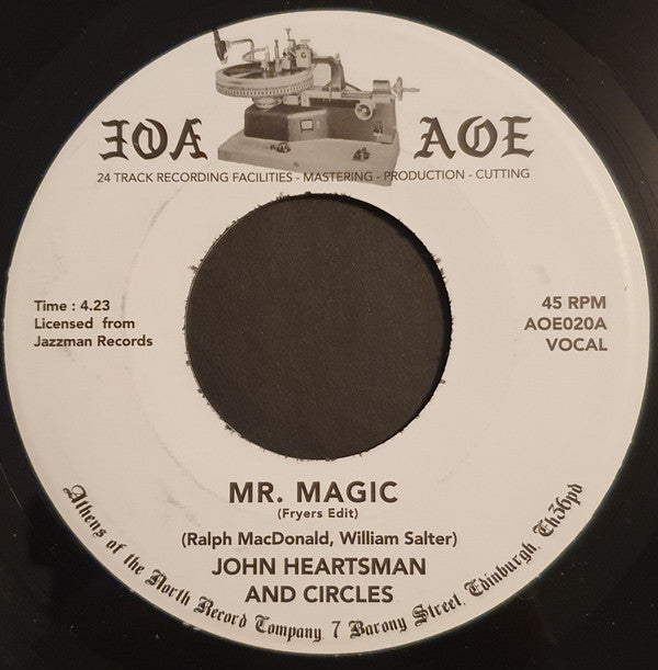 John Heartsman And Circles : Mr. Magic  (7")