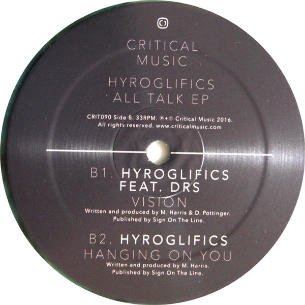 Hyroglifics : All Talk EP (12", EP, Tea)