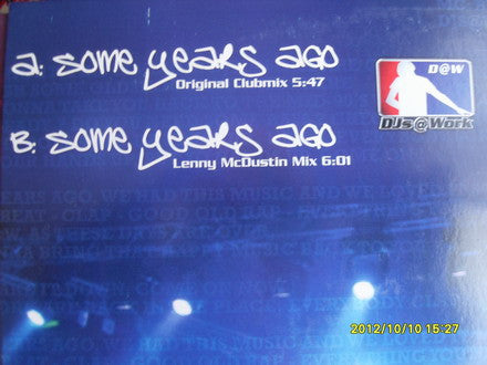 DJs @ Work : Some Years Ago (12")