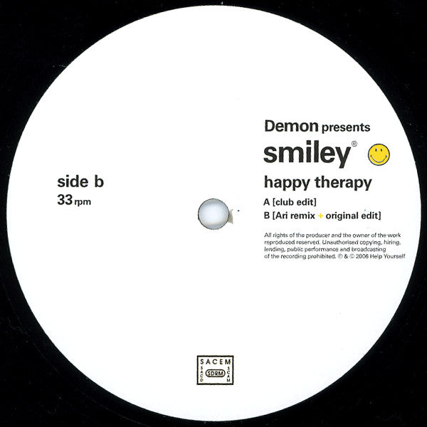 Demon Presents Smiley® : Happy Therapy (12")
