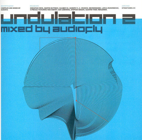 Audiofly : Undulation 2 (CD, Comp, Mixed)