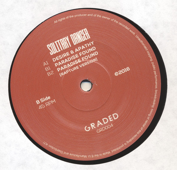 Solitary Dancer : Solitary Dancer (12")