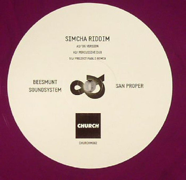 Beesmunt Soundsystem & San Proper : Simcha Riddim (12", Pur)