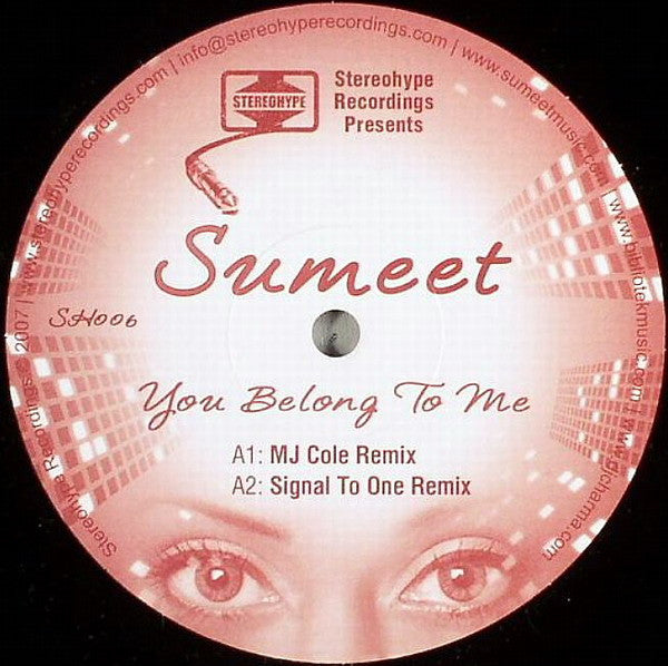 Sumeet : You Belong To Me (12")