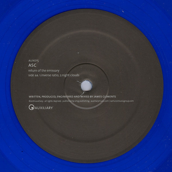 ASC : Return Of The Emissary (12", EP, Blu)