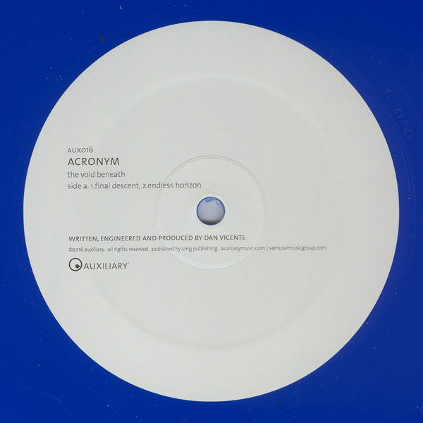 Acronym : The Void Beneath (12", EP, Blu)