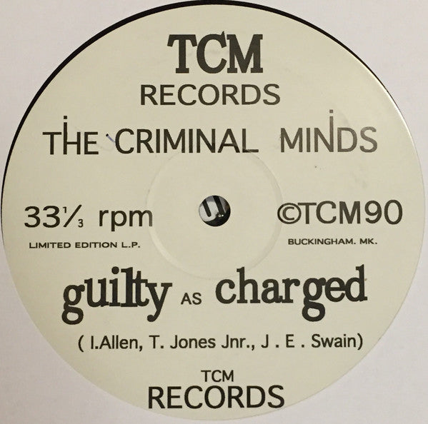 The Criminal Minds : Guilty As Charged (LP, Ltd, RE, RM)