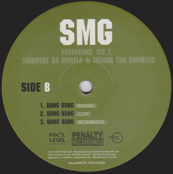 SMG (2) : Compton Brooklyn / Bang Bang (12")