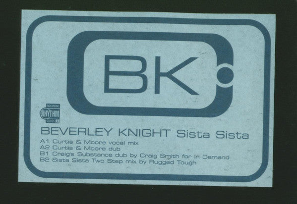 Beverley Knight : Sista Sista (12", Promo, W/Lbl)