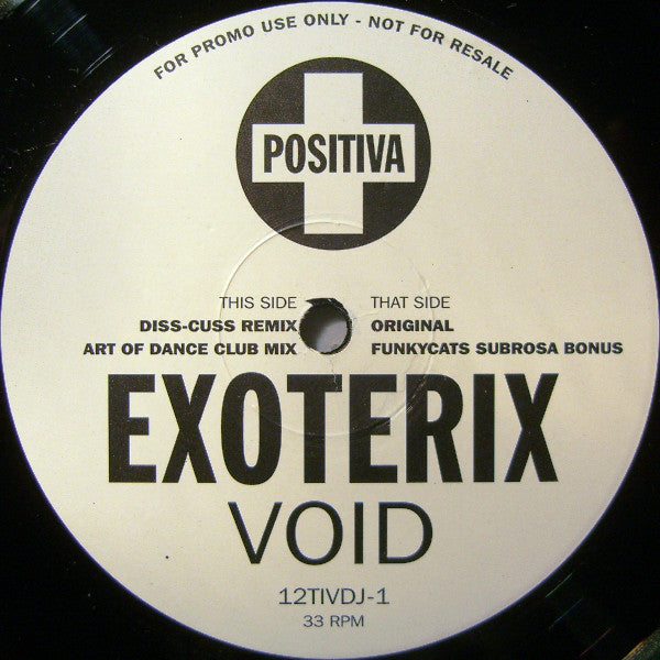 Exoterix : Void (12", Promo)