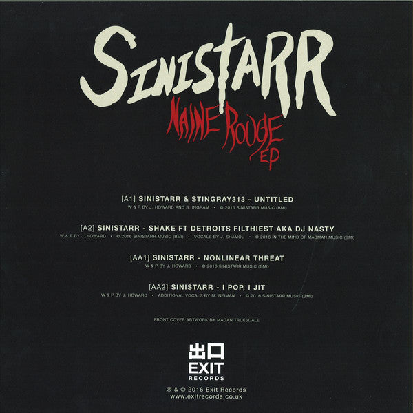 Sinistarr : Naine Rouge EP (12", EP)