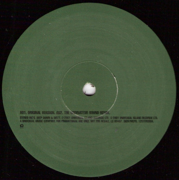 Stereo MC's : Deep Down & Dirty (12", Promo)