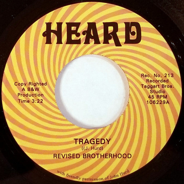 The Brotherhood (9) : Tragedy (7")