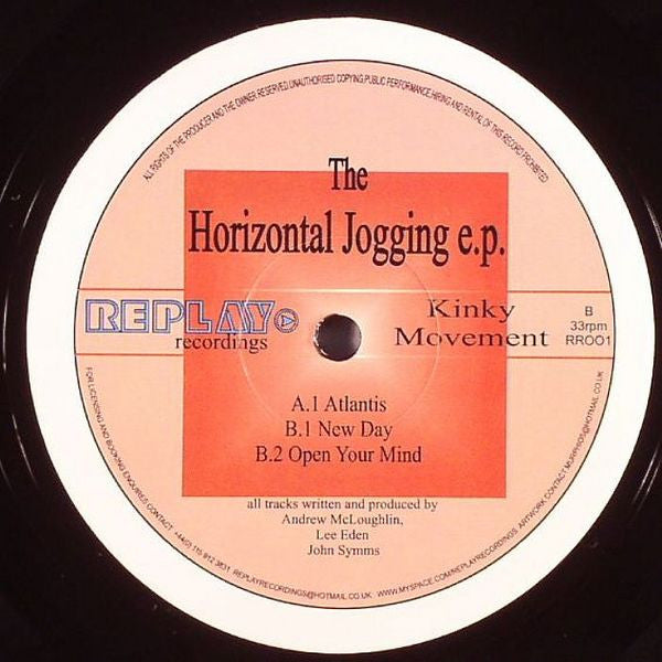 Kinky Movement : The Horizontal Jogging E.P. (12", EP)