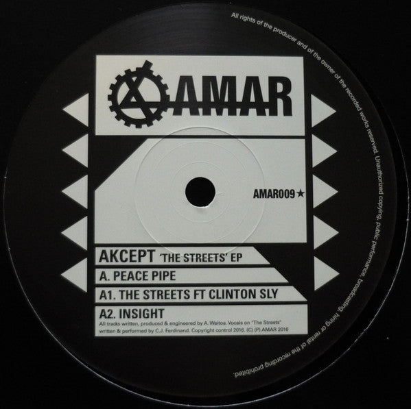 Akcept : The Streets EP (12", EP)