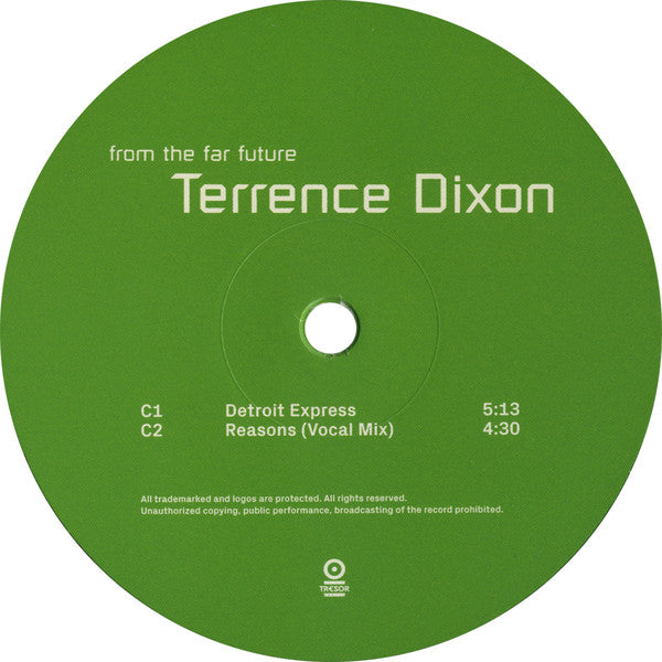 Terrence Dixon : From The Far Future (2xLP, Album, RP + 7")