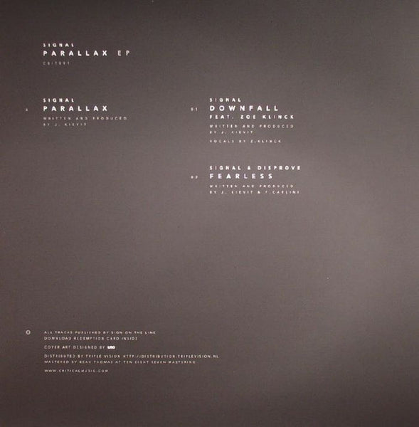 Signal (18) : Parallax EP (12", EP)