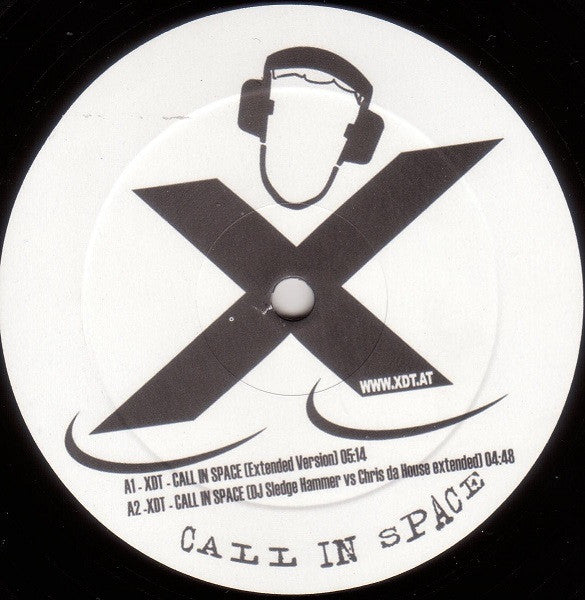 X-Treme DJ Team (2) : Call In Space (12")