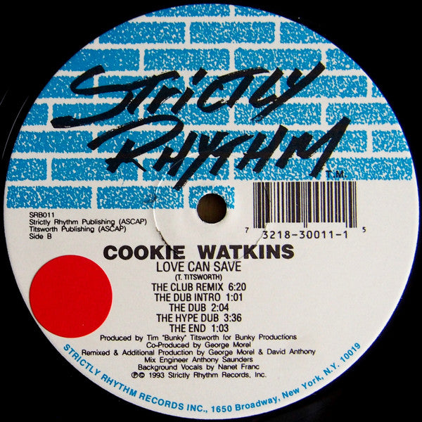 Cookie Watkins : Love Can Save (12")