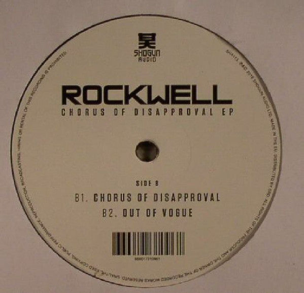 Rockwell (10) : Chorus Of Disapproval EP (12", Ltd, Num)