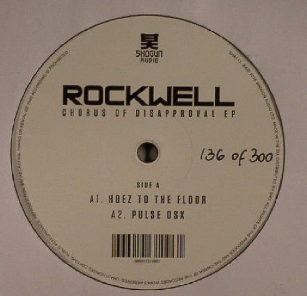 Rockwell (10) : Chorus Of Disapproval EP (12", Ltd, Num)