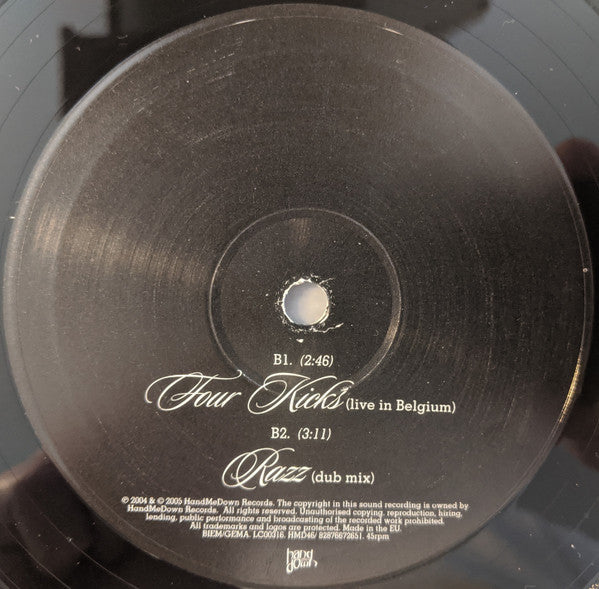 Kings Of Leon : Four Kicks (10", Single, Num)