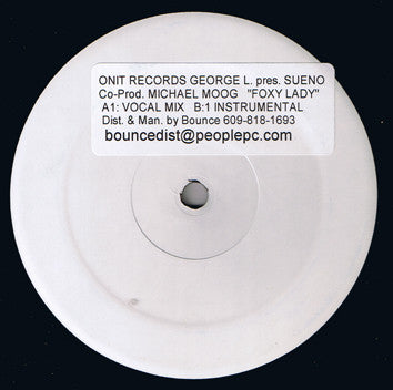George Llanes, Jr. Presents Sueños (2) : Foxy Lady (12", W/Lbl, Sti)