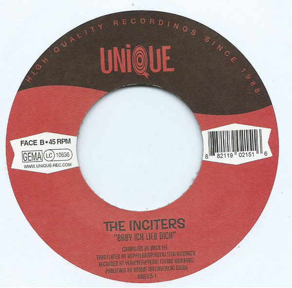 The Inciters : Baby I Love You (7")