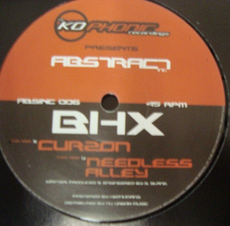 BHX : Curzon  / Needless Alley (12")