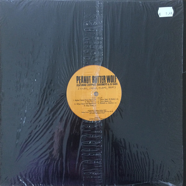 Peanut Butter Wolf : Styles, Crews, Flows, Beats (12", Single, RE)