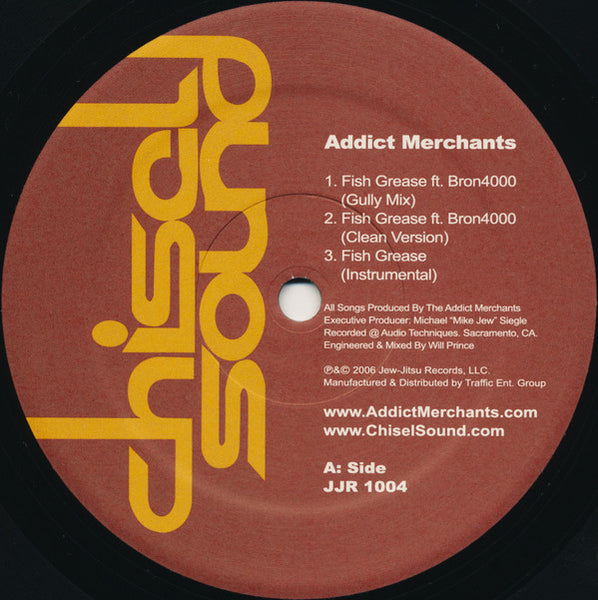 The Addict Merchants : Fish Grease (12")