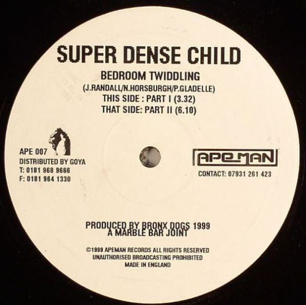 Super Dense Child* : Bedroom Twiddling (10")