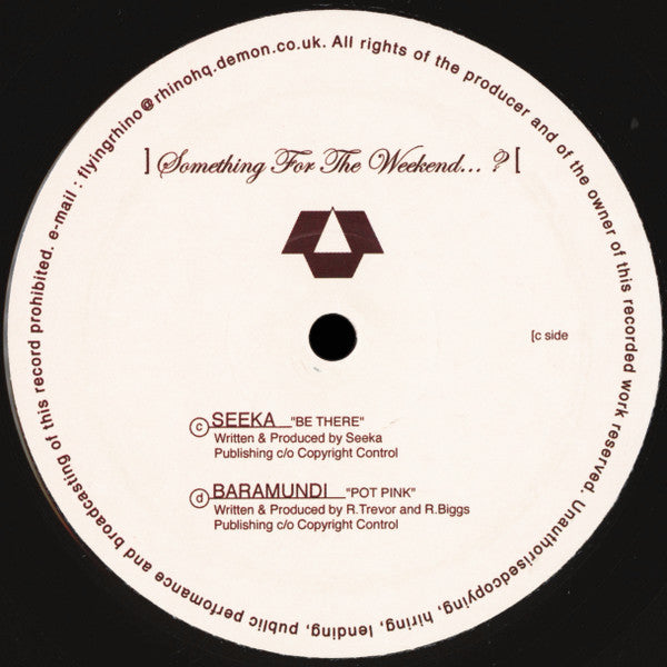 Various : Something For The Weekend... ? (2x12", Comp)