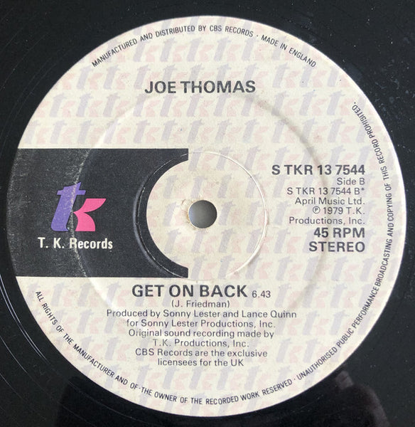 Joe Thomas : Make Your Move (12", Single)