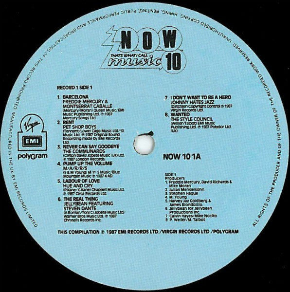 Various : Now That's What I Call Music 10 (2xLP, Comp, EMI)