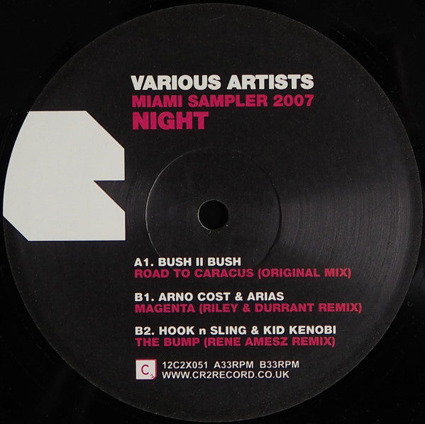 Various : Miami Sampler 2007 Night (12", Smplr)