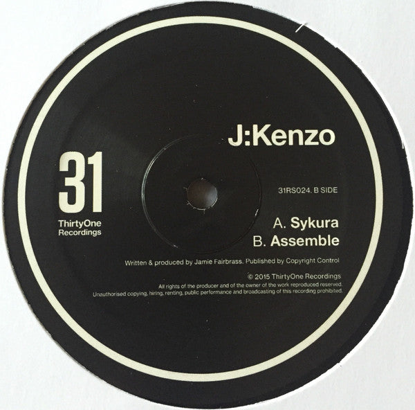 J:Kenzo : Sykura / Assemble (12")