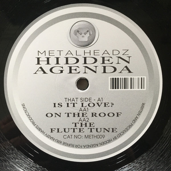 Hidden Agenda : Is It Love? / On The Roof / The Flute Tune (12", RE, RM, RP)